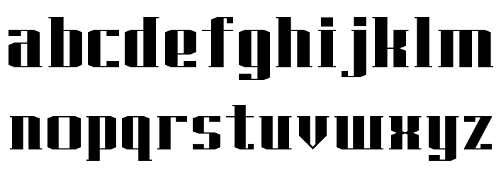 J-LOG Starkwood Slab Serif Normal Font LOWERCASE