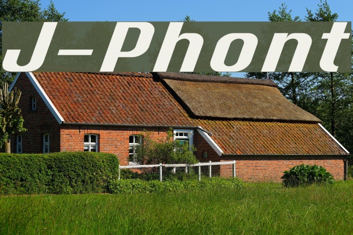 J-Phont Font examples