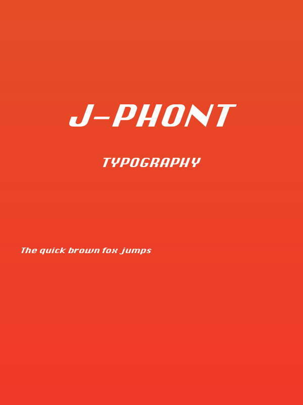 J-Phont Poster