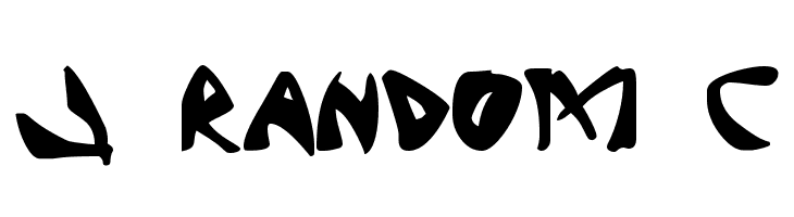 J Random C Font