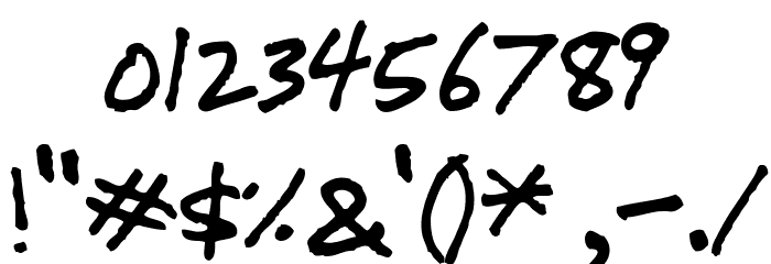 J.Kasperville Font OTHER CHARS
