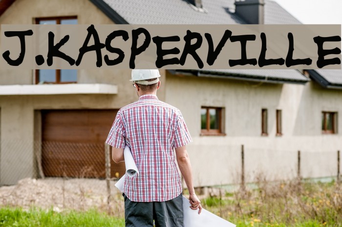 J.Kasperville Font examples