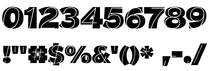 J.M. Nexus Grotesque Font Alte caractere