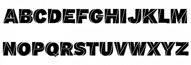 J.M. Nexus Grotesque 字体 大写