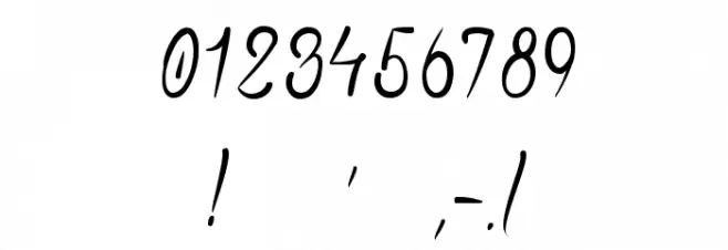 J'aime bien le Dimanche ! Font OTHER CHARS