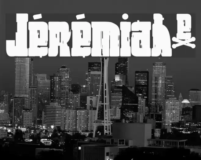 Jérémiah* Font examples