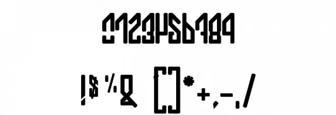 JACKIE TALK TO YOU ! Font OTHER CHARS