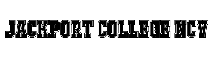 JACKPORT COLLEGE NCV Font