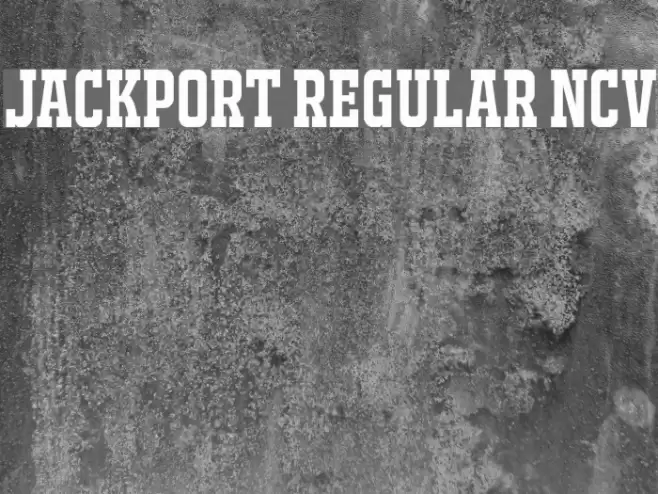 JACKPORT REGULAR NCV Fuentes examples