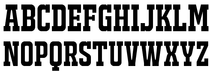 JACKPORT REGULAR NCV Font LOWERCASE