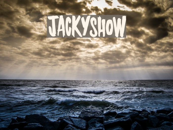 JACKYSHOW Schriftart examples