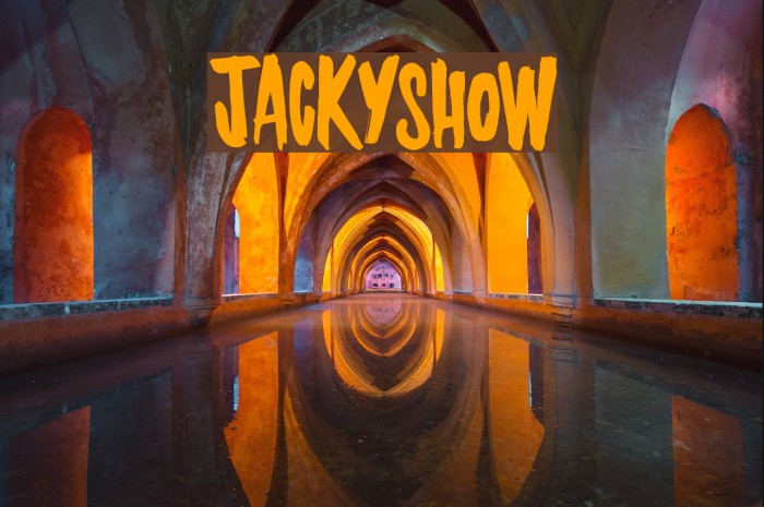 JACKYSHOW Schriftart examples