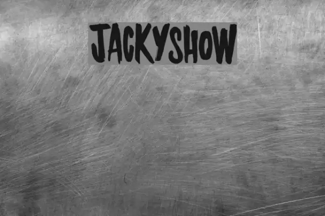 JACKYSHOW Font examples