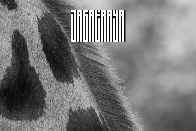 JAGATRAYA Font examples