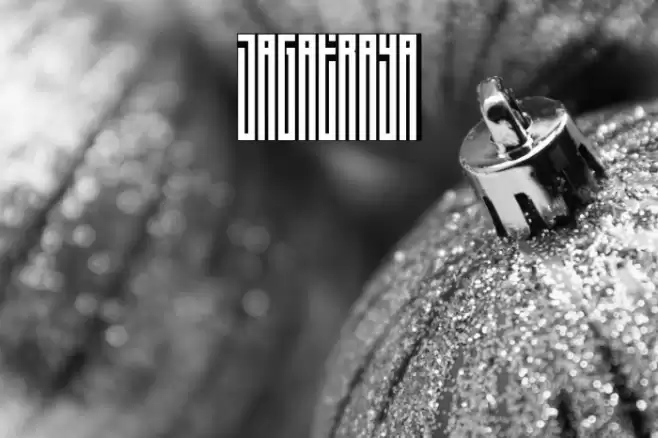 JAGATRAYA Font examples