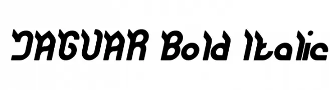 JAGUAR Bold Italic  baixar fontes gratis