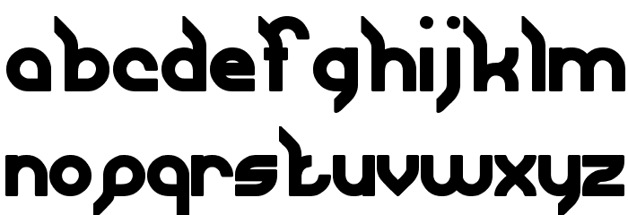 JAGUAR Bold Font LOWERCASE