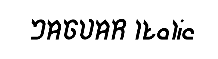 JAGUAR Italic  नि: शुल्क फ़ॉन्ट्स डाउनलोड