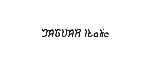 JAGUAR Italic Logo
