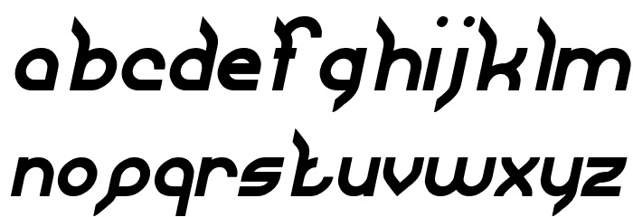 JAGUAR Italic Font LOWERCASE