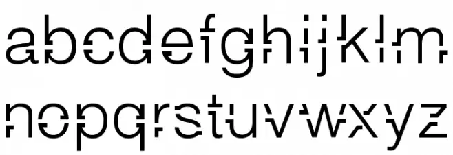 JAKARTA Schriftart Kleinbuchstaben