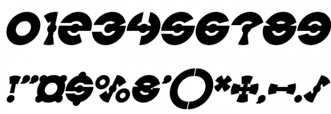 JAMES GLOVER Bold Italic Font OTHER CHARS