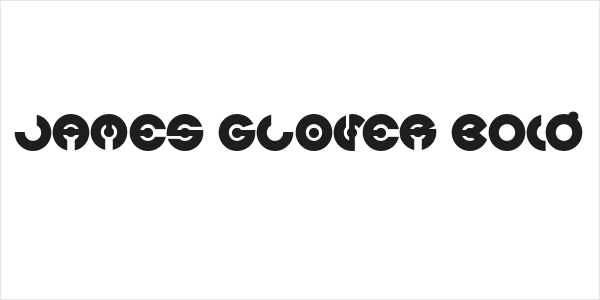 JAMES GLOVER Bold Logo