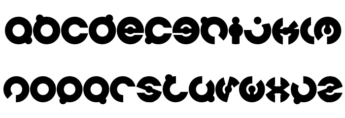 JAMES GLOVER Bold Font LOWERCASE