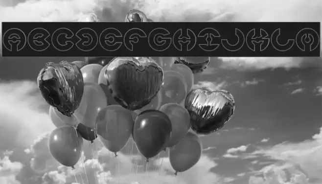 JAMES GLOVER-Hollow-Inverse Font examples