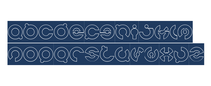 JAMES GLOVER-Hollow-Inverse Lowercase