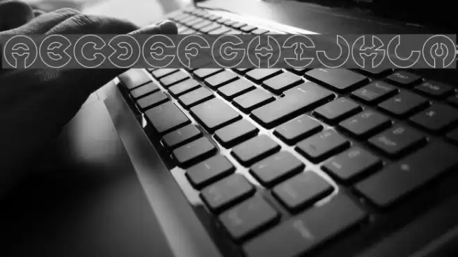 JAMES GLOVER-Hollow Font examples