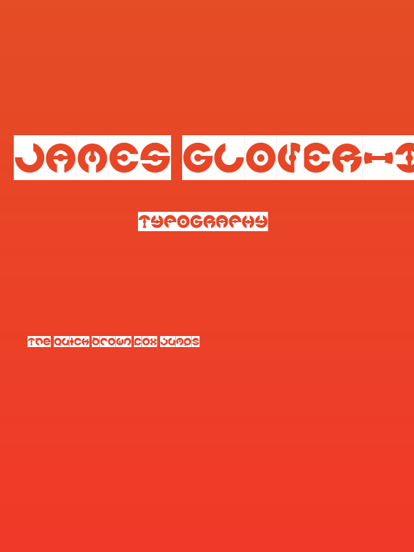 JAMES GLOVER-Inverse Poster