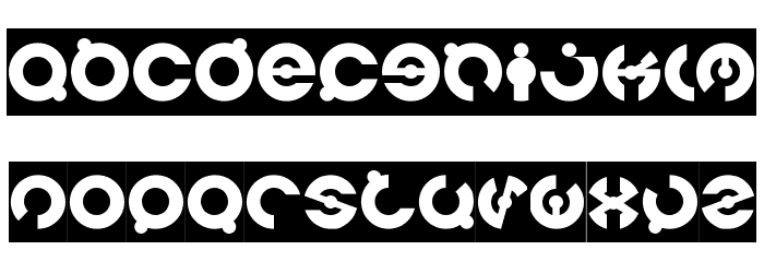 JAMES GLOVER-Inverse Font LOWERCASE