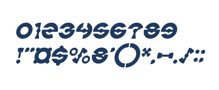 JAMES GLOVER Italic Other Characters