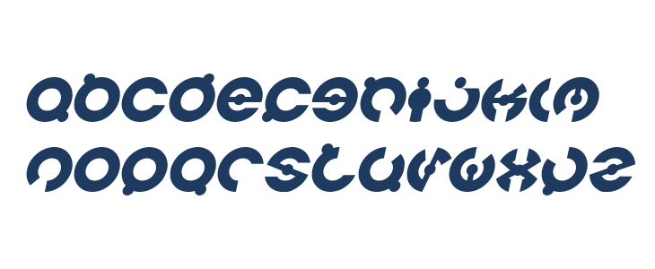 JAMES GLOVER Italic Lowercase