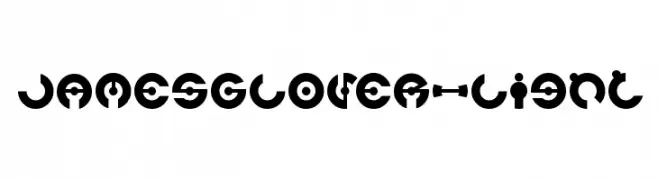 JAMES GLOVER-Light  Fuentes Gratis Descargar