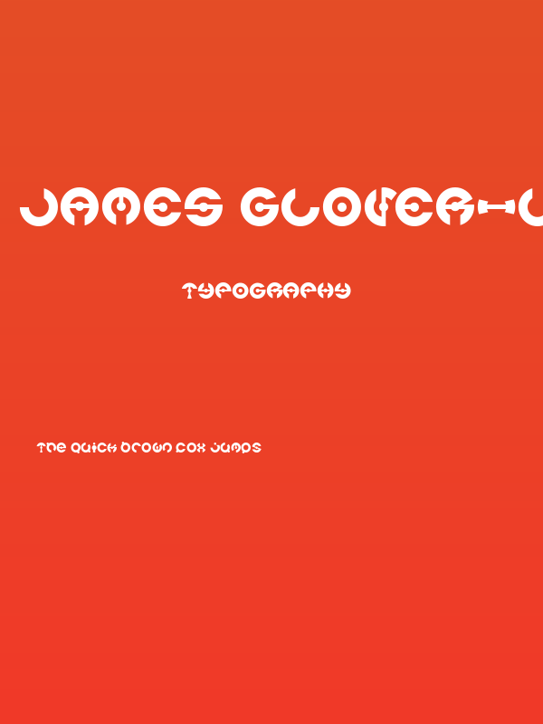 JAMES GLOVER-Light Poster