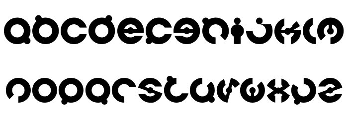 JAMES GLOVER Font LOWERCASE