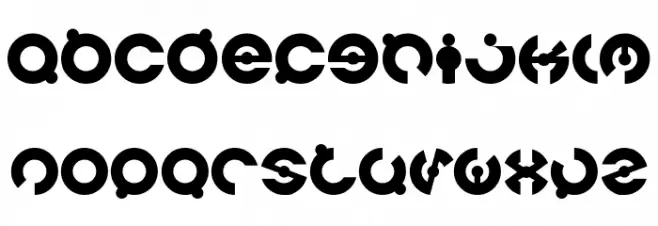 JAMES GLOVER Font LOWERCASE