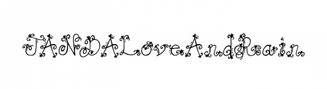 JANDA Love And Rain  Fuentes Gratis Descargar