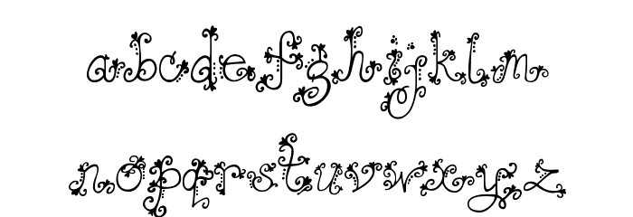 JANDA Love And Rain Font LOWERCASE