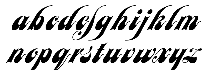 JANEScriptOpti Font LOWERCASE
