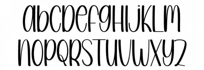 JANUARY HOLIDAY Font UPPERCASE