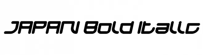 JAPAN Bold Italic  Descarca Fonturi Gratis