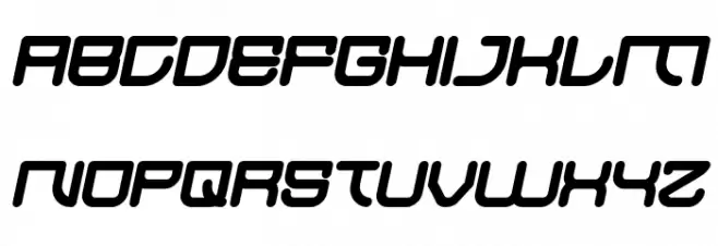 JAPAN Bold Italic Шрифта ВЕРХНИЙ