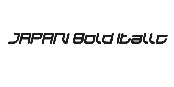 JAPAN Bold Italic Logo