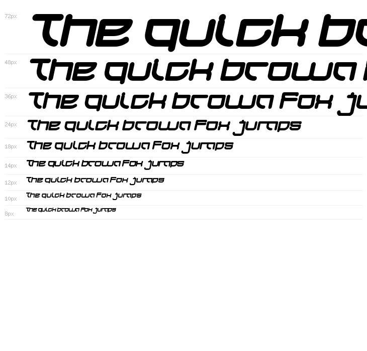 JAPAN Bold Italic Waterfall