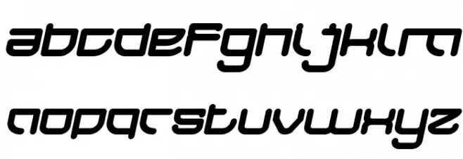JAPAN Bold Italic Caratteri MINUSCOLO