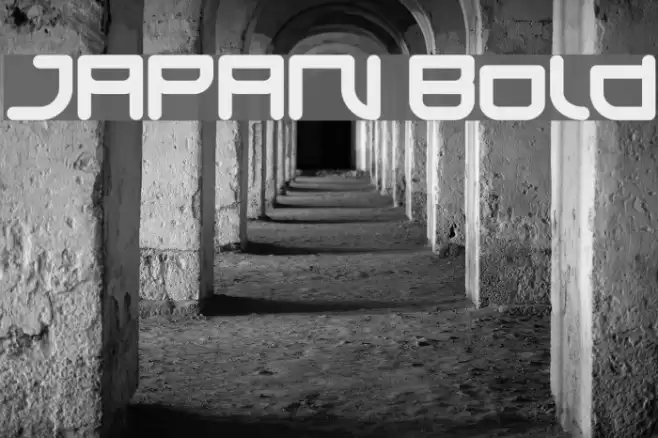 JAPAN Bold Font examples