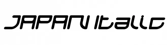 JAPAN Italic  नि: शुल्क फ़ॉन्ट्स डाउनलोड